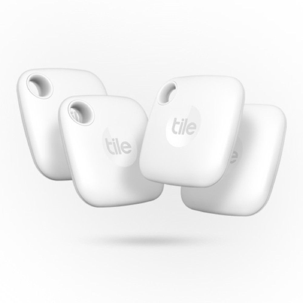 Tile Mate Tracker white 4 pack